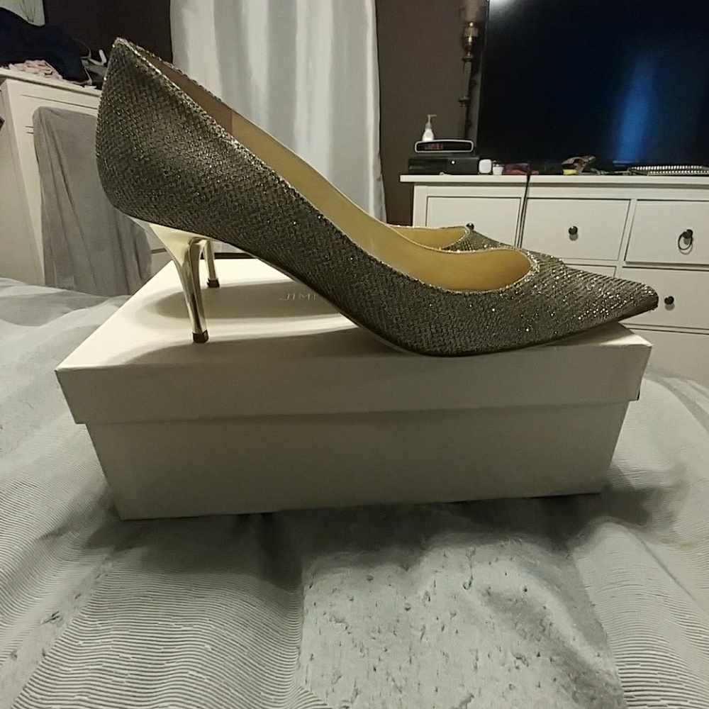 Jimmy Choo Aurora Light Bronze Heel